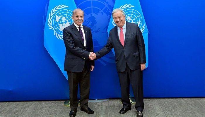 In meeting with UN chief PM urges resolution of Kashmir dispute ceasefire in Gaza